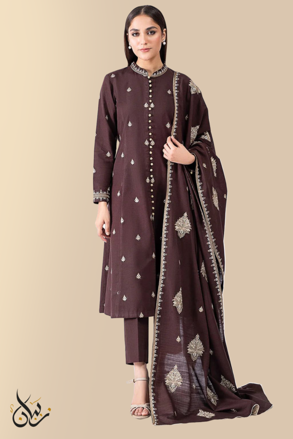 3PC LAWN EMBROIDERED SUIT